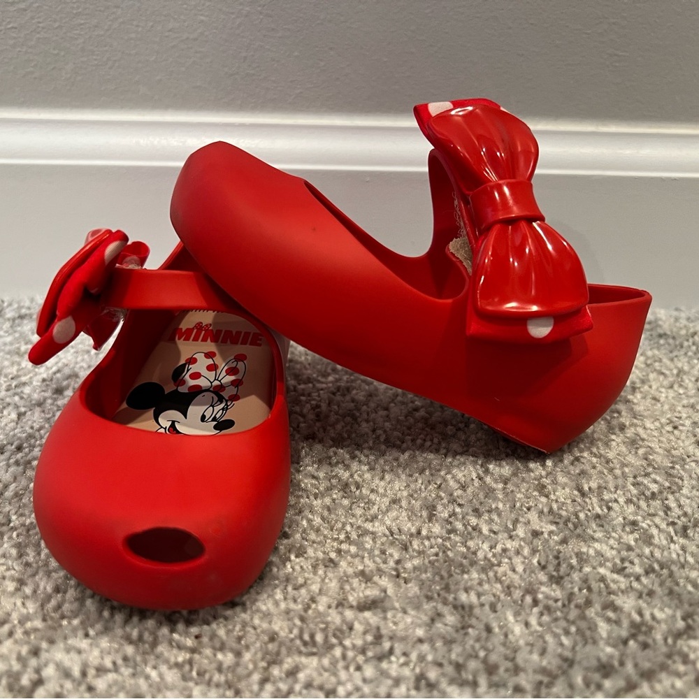 Disney Minnie Mouse Red Mini Melissa Shoes